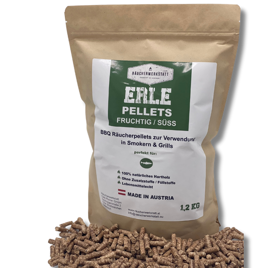 Grillpellets Pakete 8 x 1,2Kg Probierbeutel