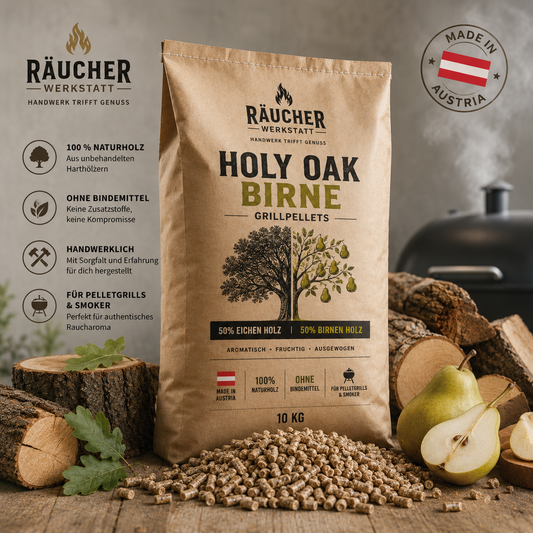 Holy-Oak Birne Grillpellets Blend 10Kg